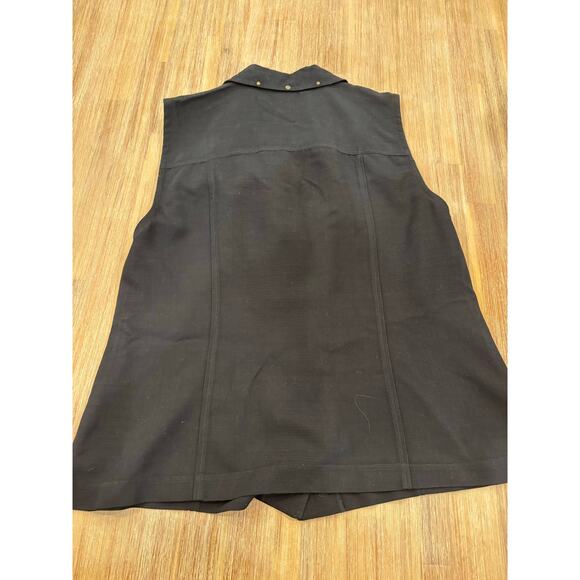 VM SLEEVELESS TOP WITH HORSE AND ELEPHEN DETAIL SIZE XL UNIQUE VINTAGE - Picture 7 of 7